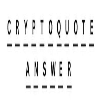 Cryptoquote Answers – Help and Solution to the Daily。